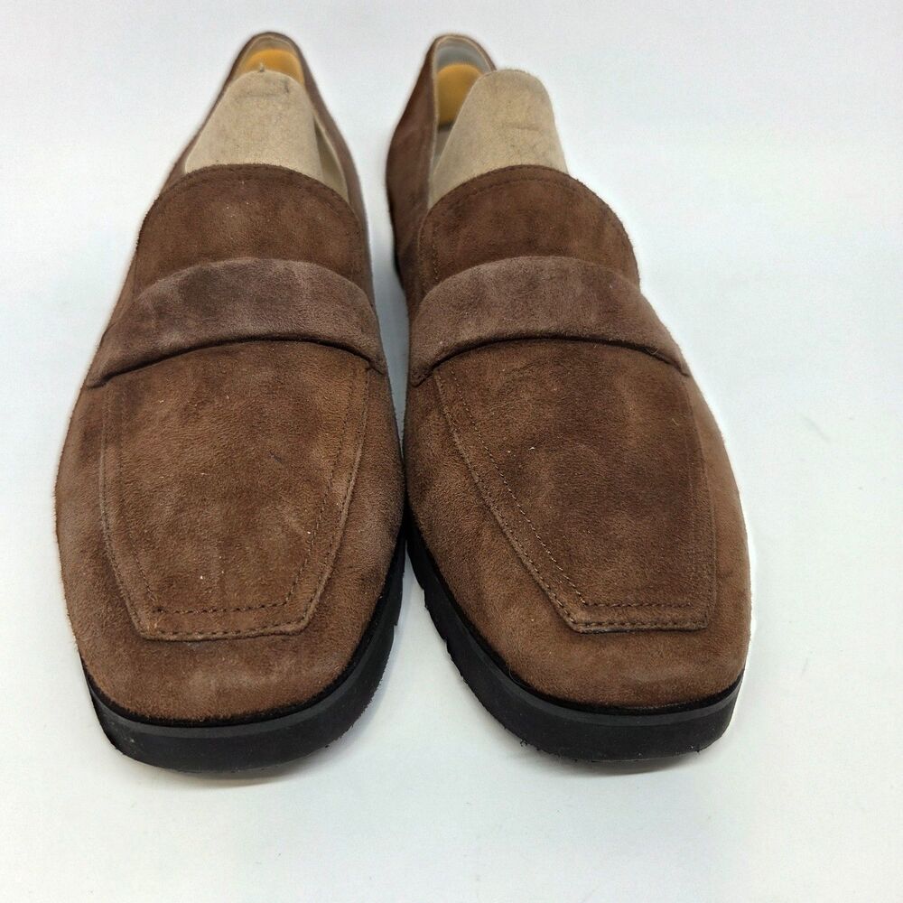 Amalfi By Rangoni "Giuliano" Womens Brown Suede Italian Loafers Size US 11 M VGC